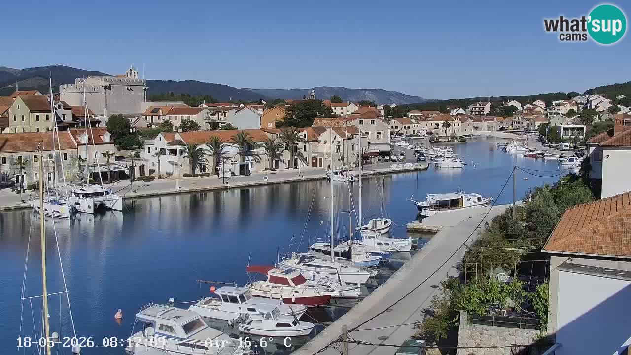 Livecam Hvar Vrboska marina | Île de Hvar | Dalmatia
