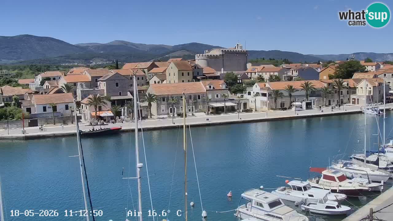 Webcam Vrboska marina | Hvar Insel | Dalmatien