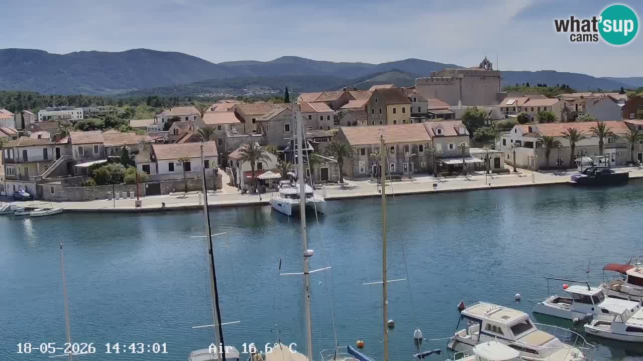 Livecam Vrboska marina | Hvar island | Dalmatia