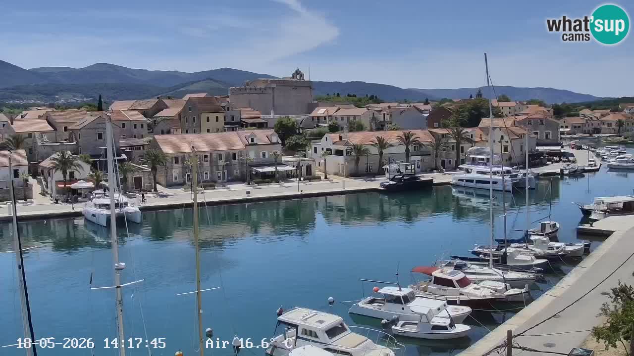 Livecam Vrboska marina | Hvar island | Dalmatia
