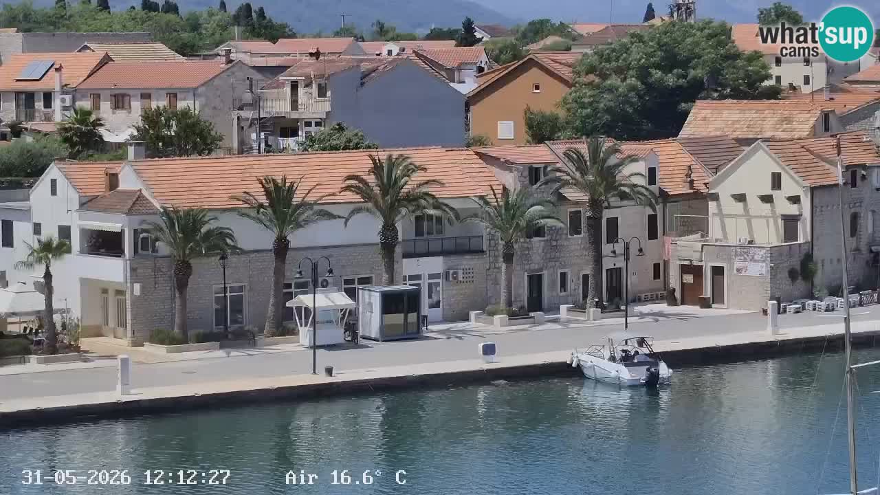 Livecam Vrboska marina | Hvar island | Dalmatia