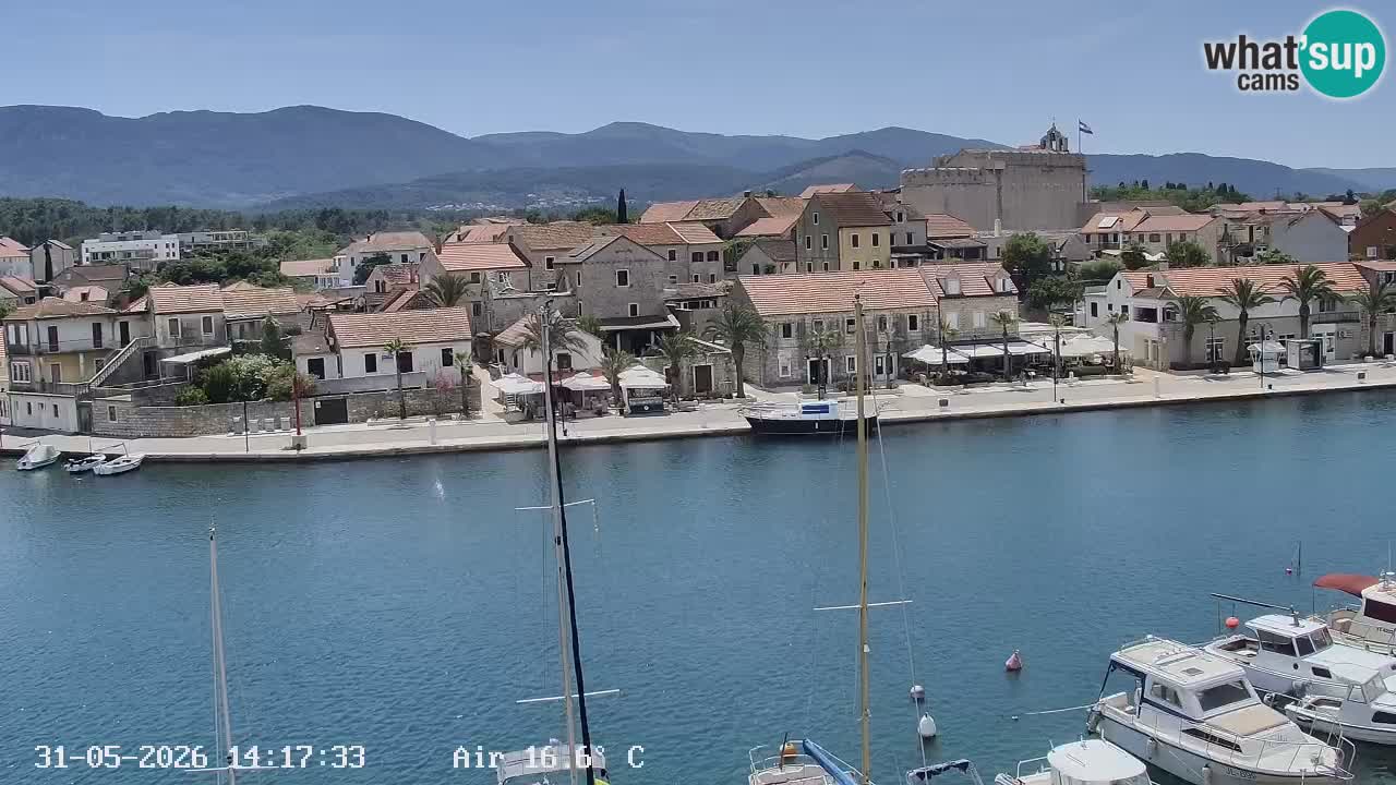 Livecam Vrboska marina | Hvar island | Dalmatia
