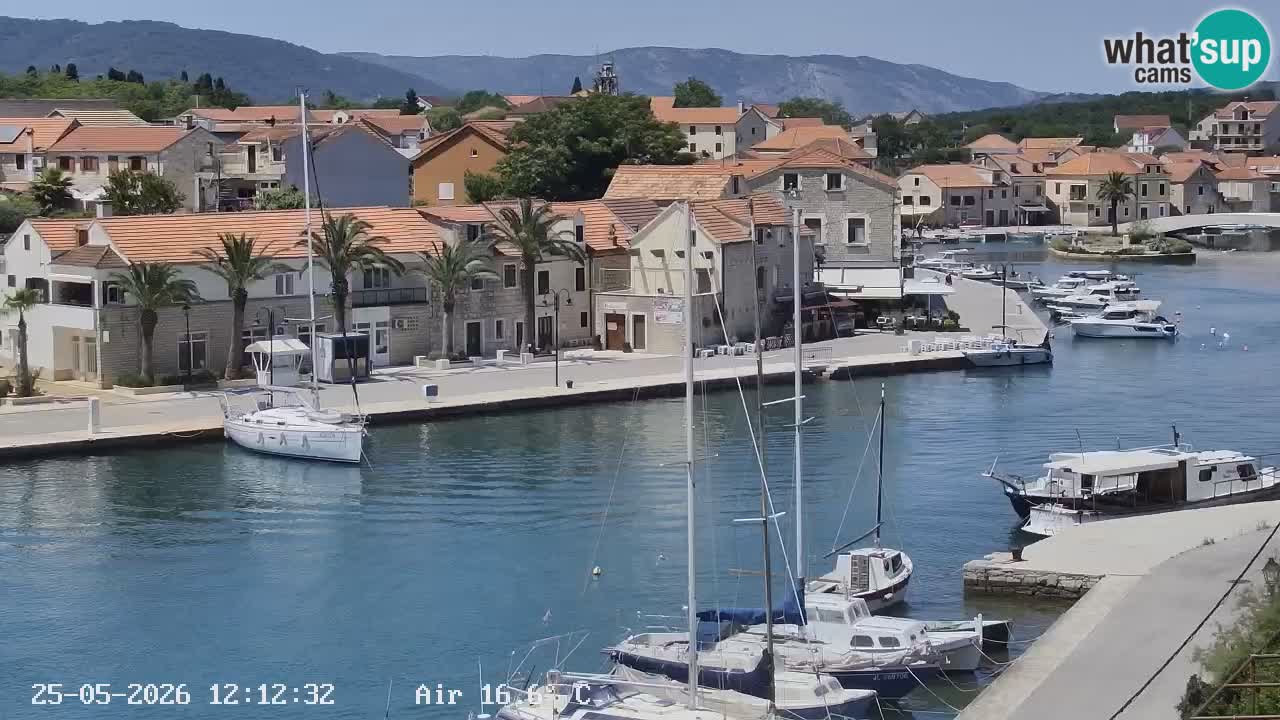 Webcam Hvar Vrboska marina | Dalmazia