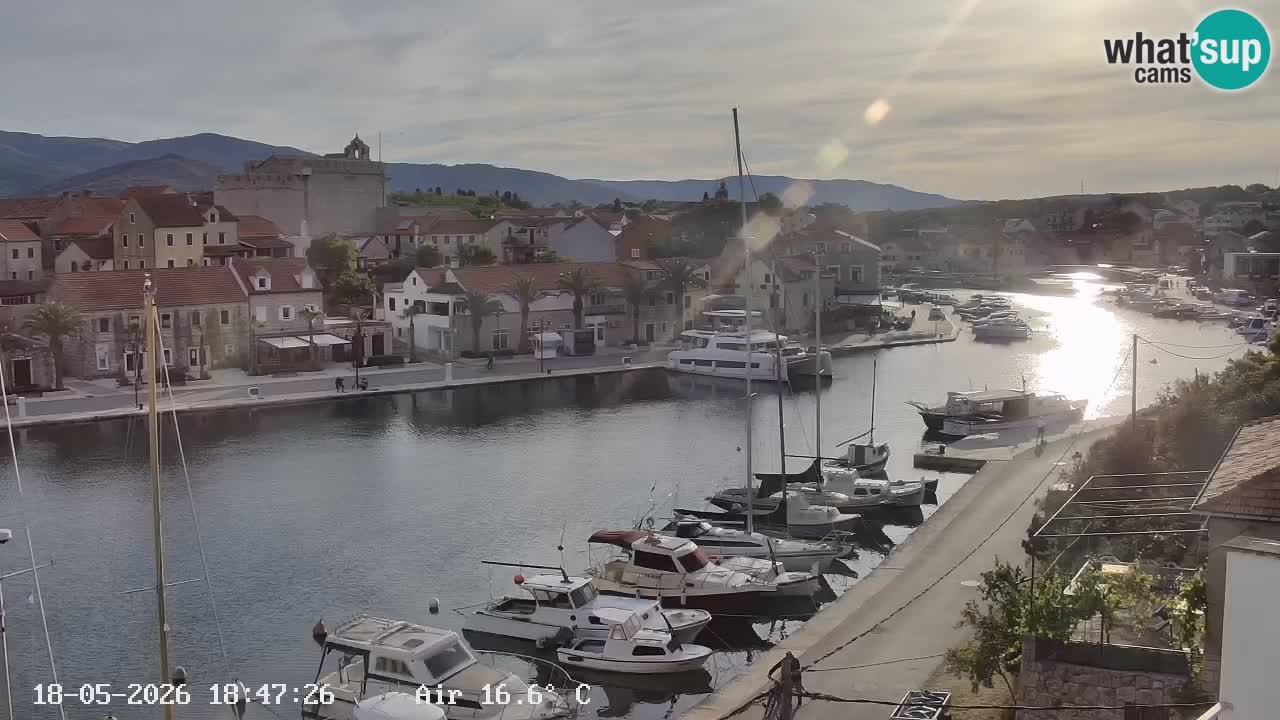 Webcam Vrboska marina | Hvar Insel | Dalmatien