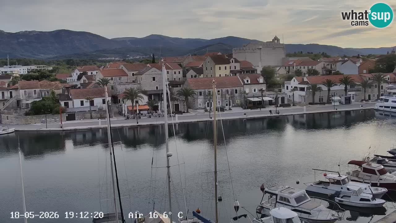 Webcam Hvar Vrboska marina | Dalmazia