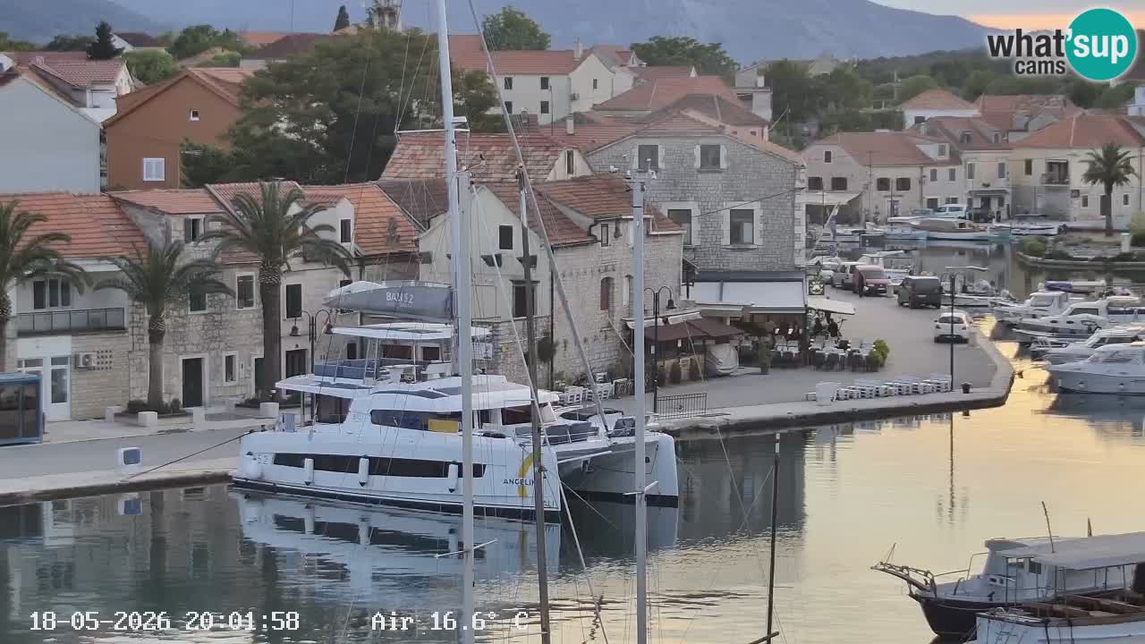 Web kamera Hvar Vrboska marina | otok Hvar | Dalmacija