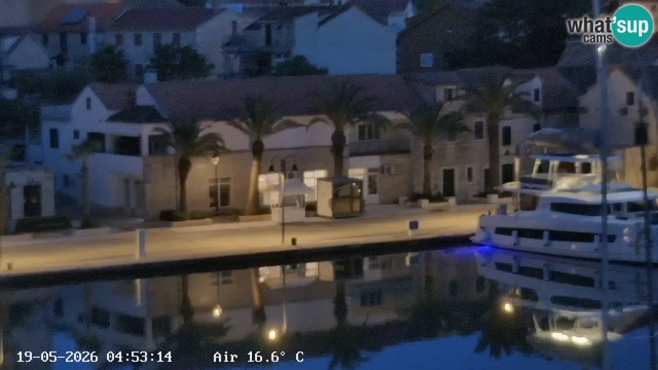 Livecam Hvar Vrboska marina | Île de Hvar | Dalmatia