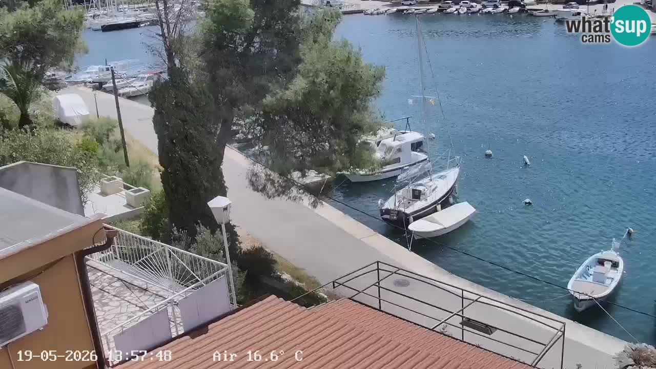 Livecam Vrboska marina | Hvar island | Dalmatia
