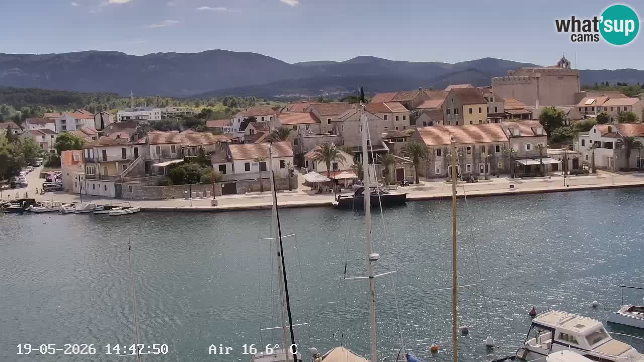 Livecam Vrboska marina | Hvar island | Dalmatia