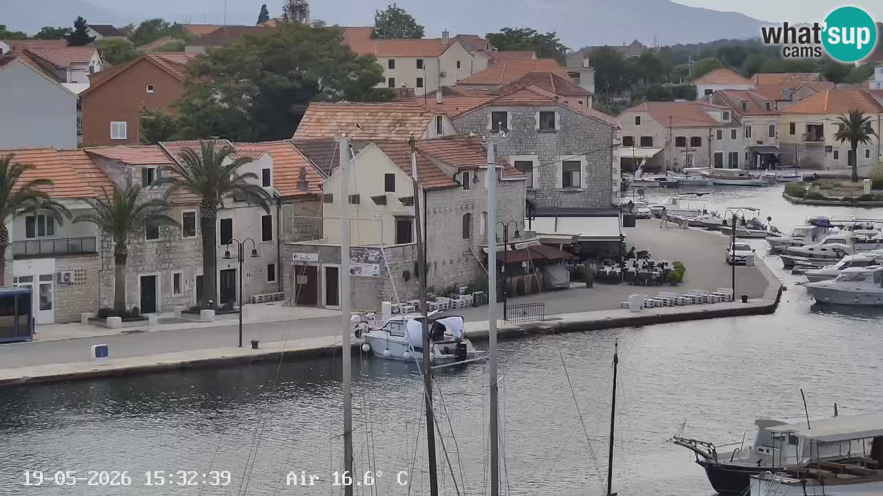 Livecam Hvar Vrboska marina | Île de Hvar | Dalmatia