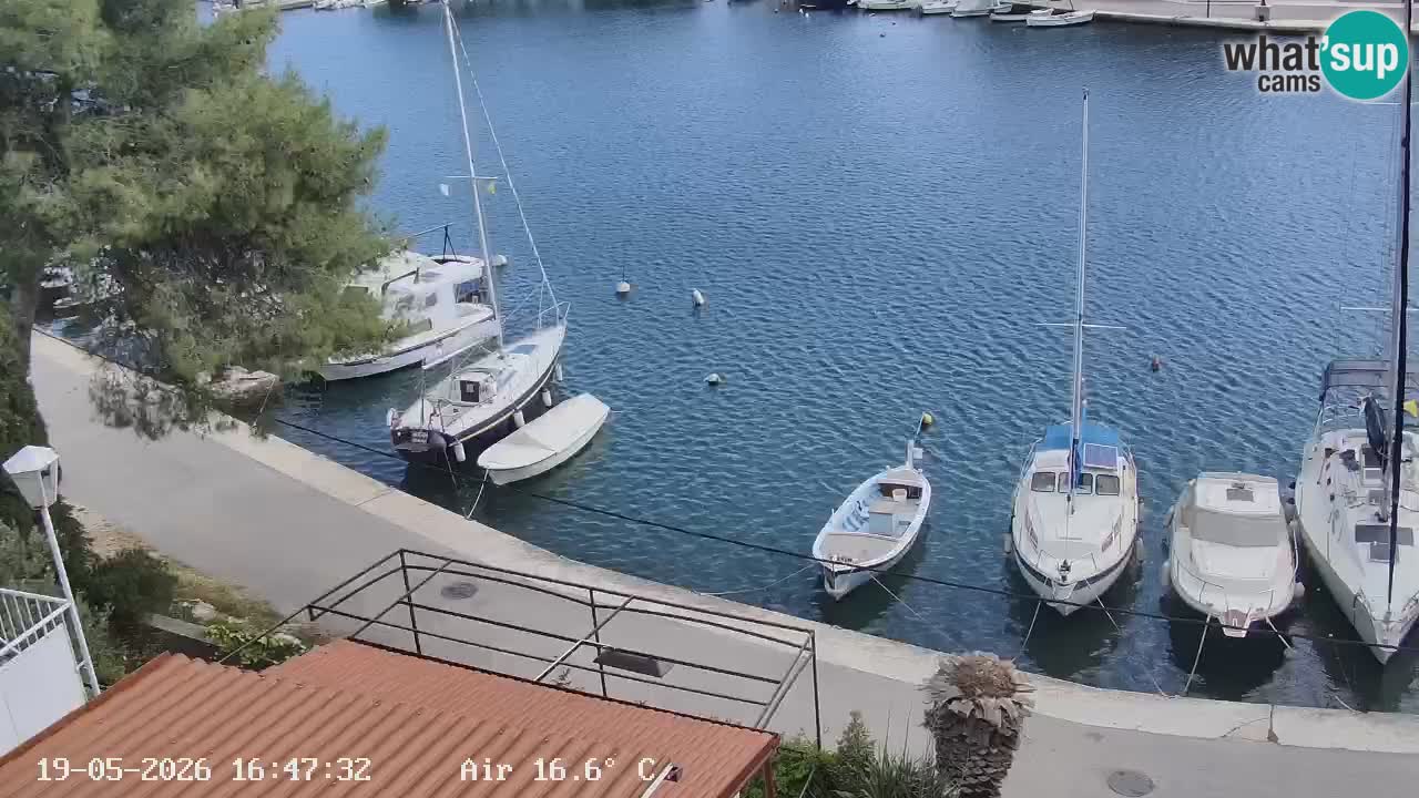 Livecam Vrboska marina | Hvar island | Dalmatia