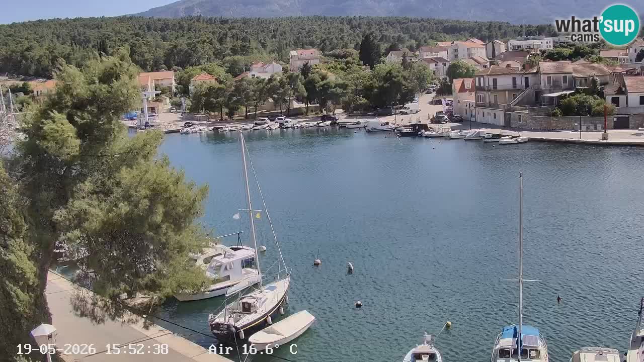 Webcam Hvar Vrboska marina | Dalmazia
