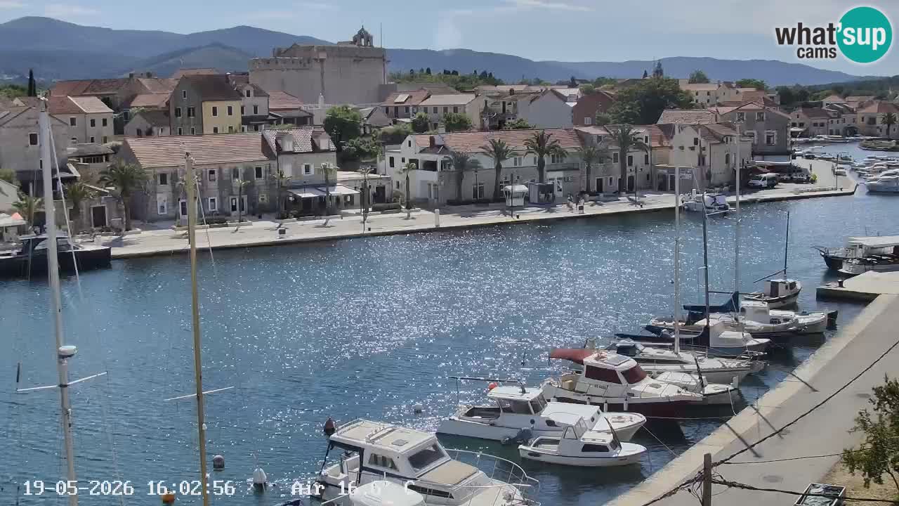 Livecam Hvar Vrboska marina | Île de Hvar | Dalmatia