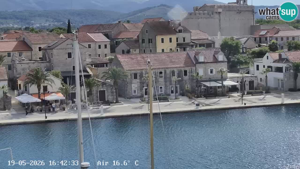 Livecam Hvar Vrboska marina | Île de Hvar | Dalmatia