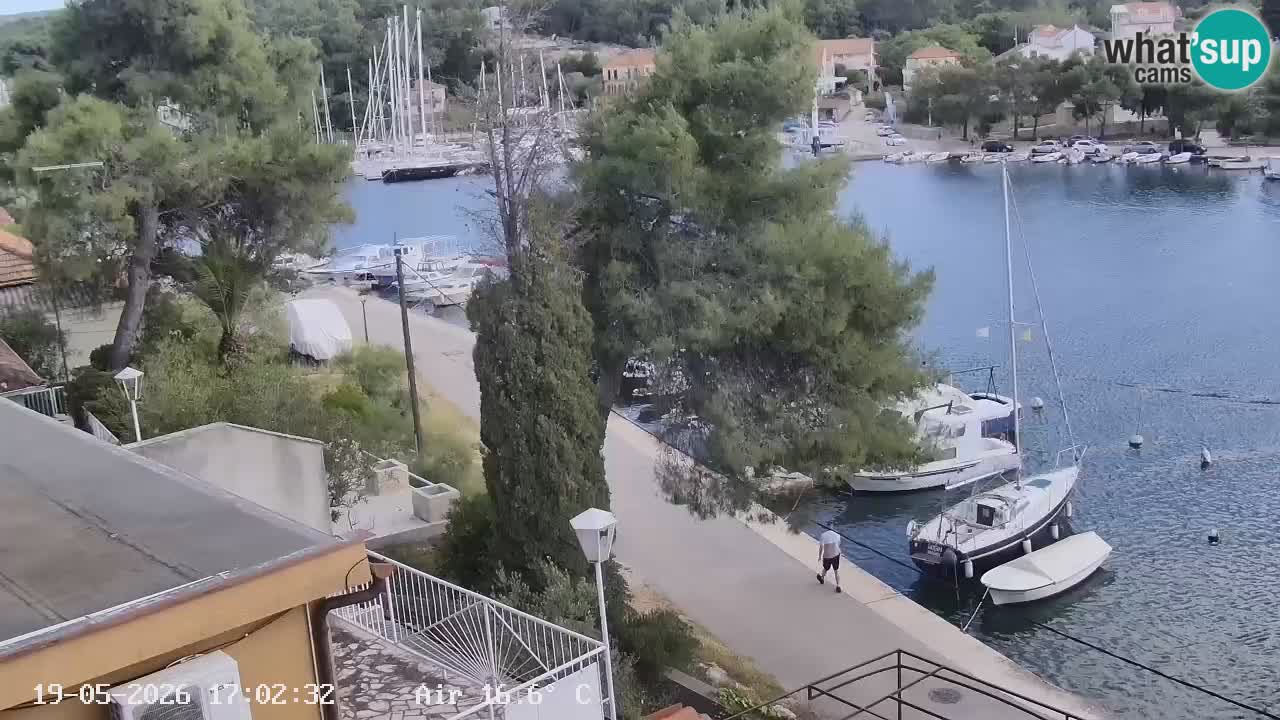 Livecam Hvar Vrboska marina | Île de Hvar | Dalmatia