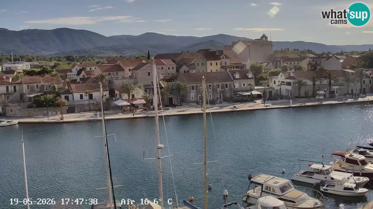 Webcam Hvar Vrboska marina | Dalmazia