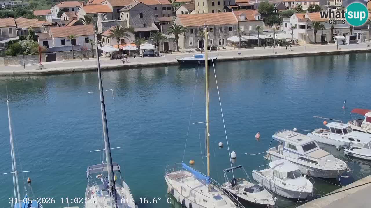 Webcam Vrboska marina | Hvar Insel | Dalmatien