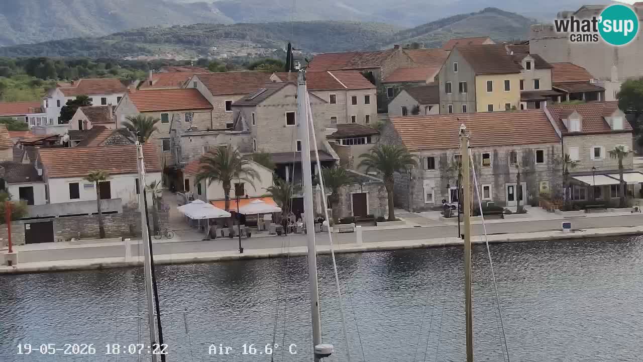 Livecam Hvar Vrboska marina | Île de Hvar | Dalmatia