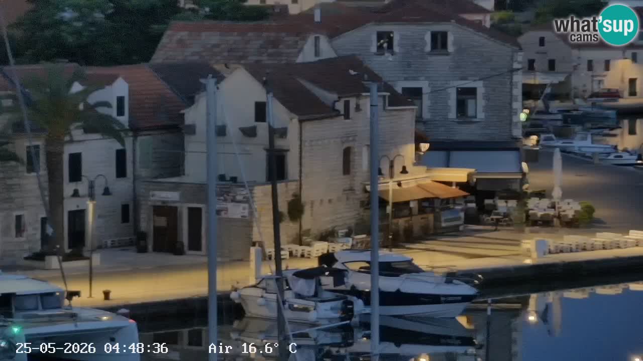 Webcam Vrboska marina | Hvar Insel | Dalmatien