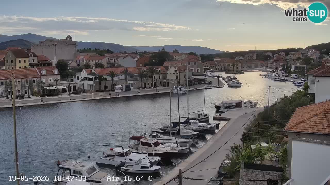 Webcam Vrboska marina | Hvar Insel | Dalmatien