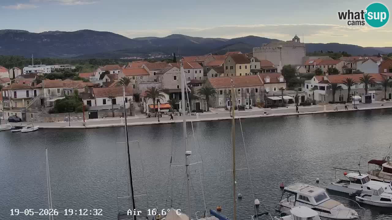 Livecam Vrboska marina | Hvar island | Dalmatia