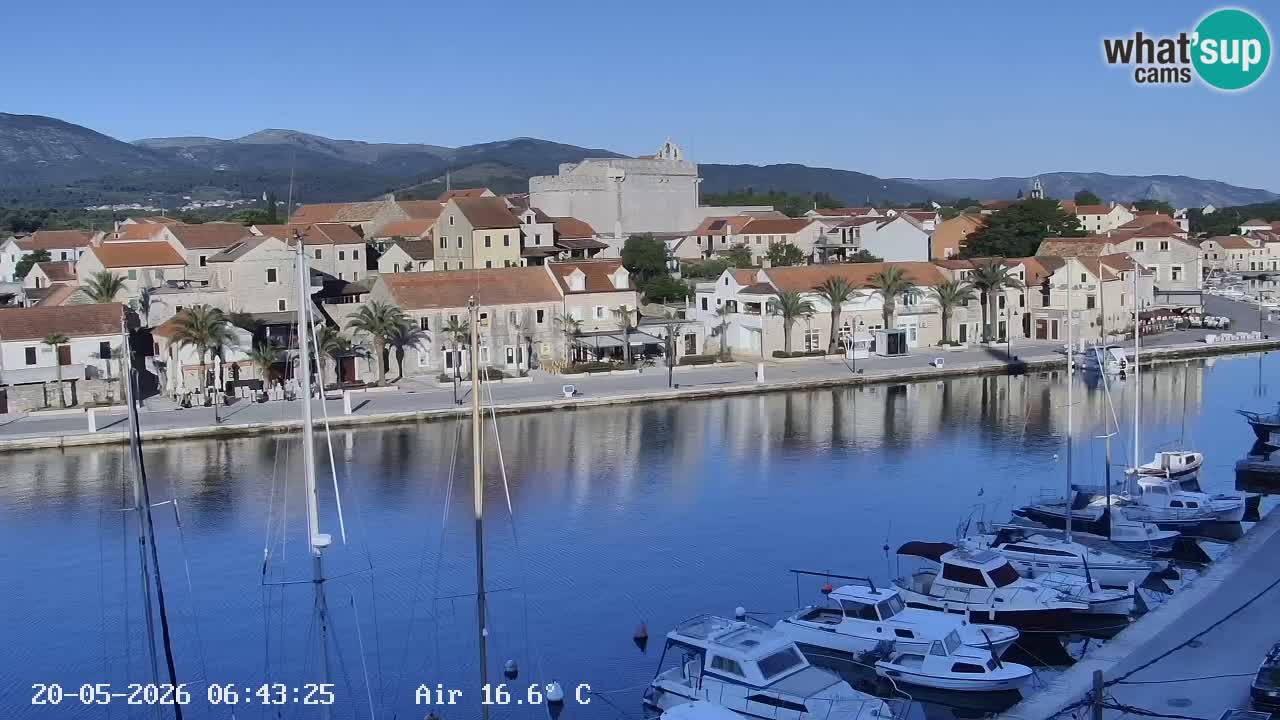 Webcam Vrboska marina | Hvar Insel | Dalmatien