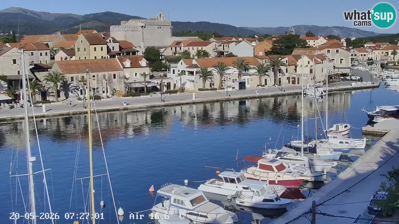 Livecam Hvar Vrboska marina | Île de Hvar | Dalmatia