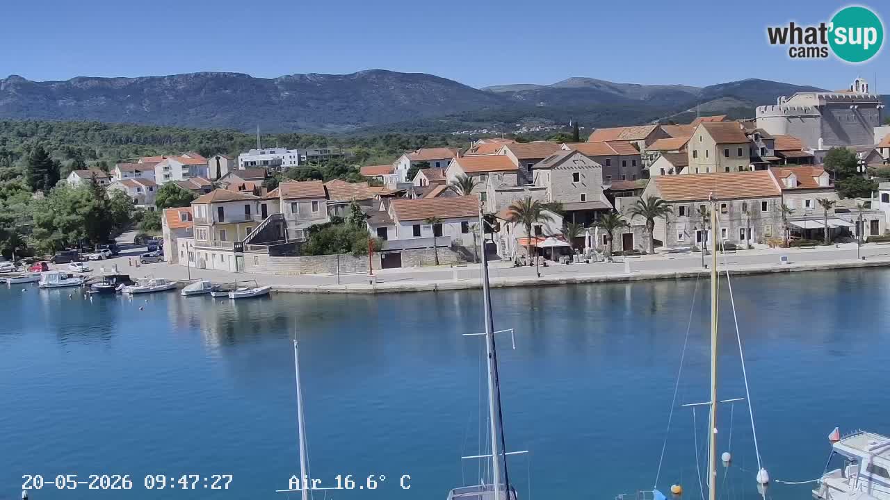 Livecam Vrboska marina | Hvar island | Dalmatia