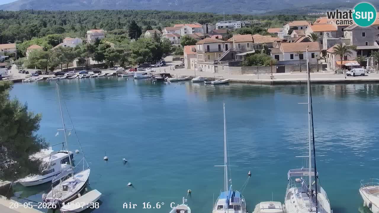 Livecam Hvar Vrboska marina | Île de Hvar | Dalmatia