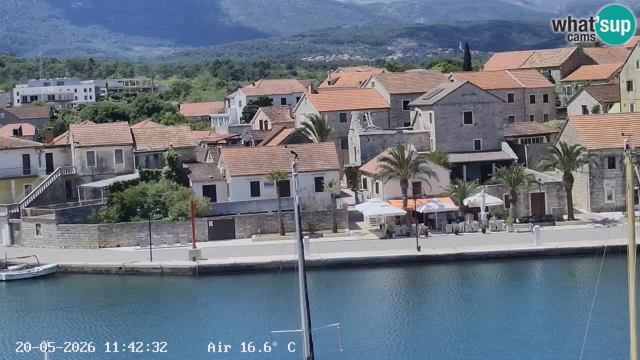Livecam Hvar Vrboska marina | Île de Hvar | Dalmatia