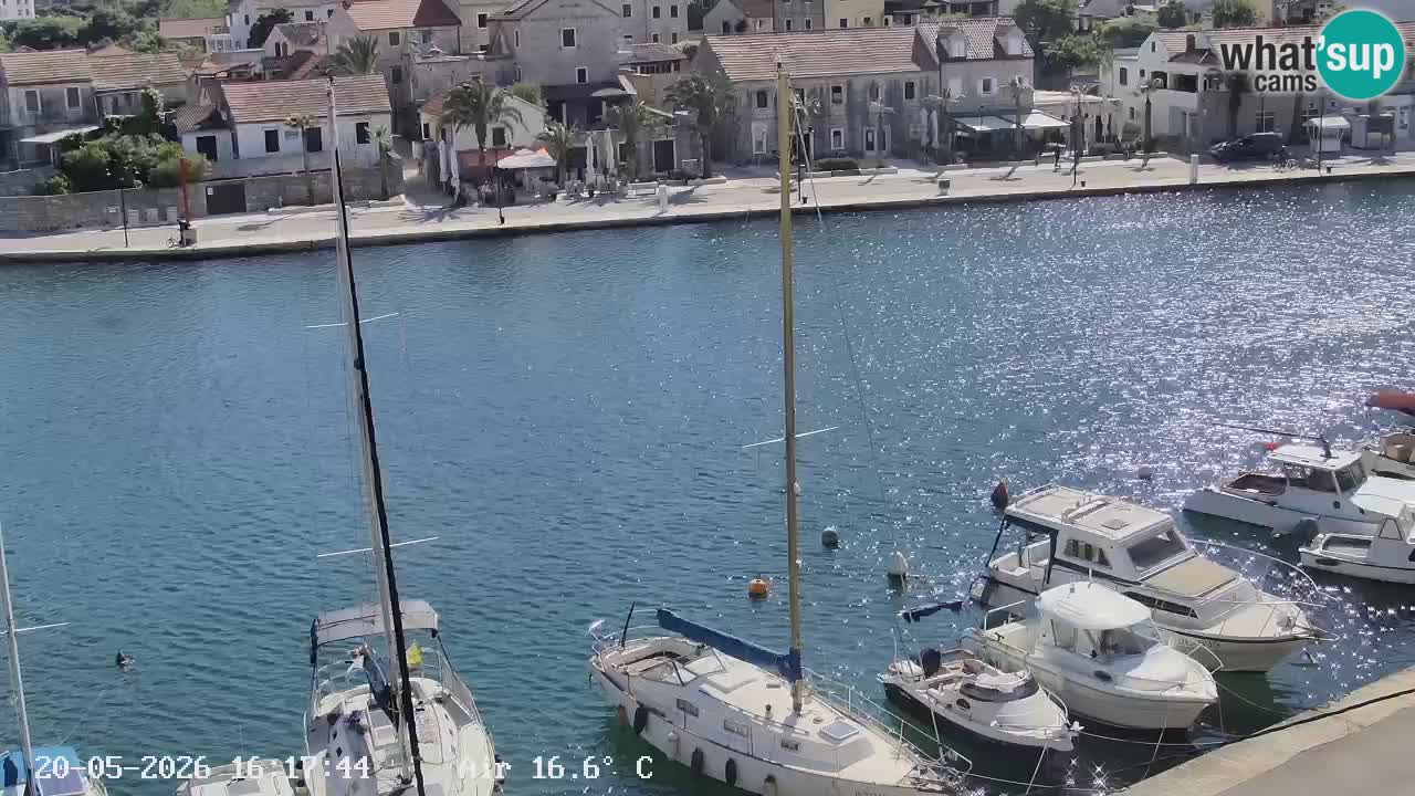Livecam Hvar Vrboska marina | Île de Hvar | Dalmatia
