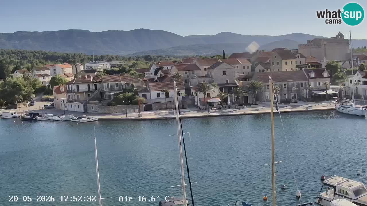 Livecam Vrboska marina | Hvar island | Dalmatia