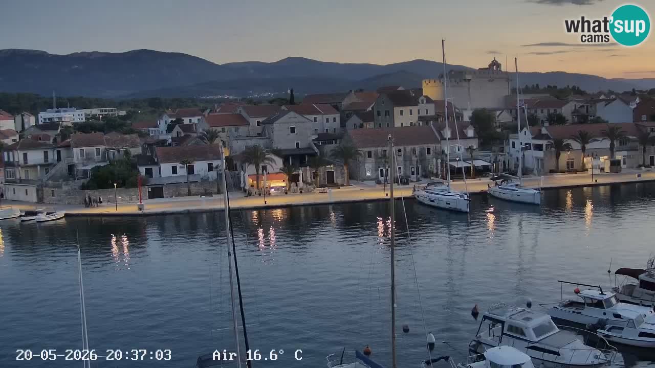 Livecam Hvar Vrboska marina | Île de Hvar | Dalmatia