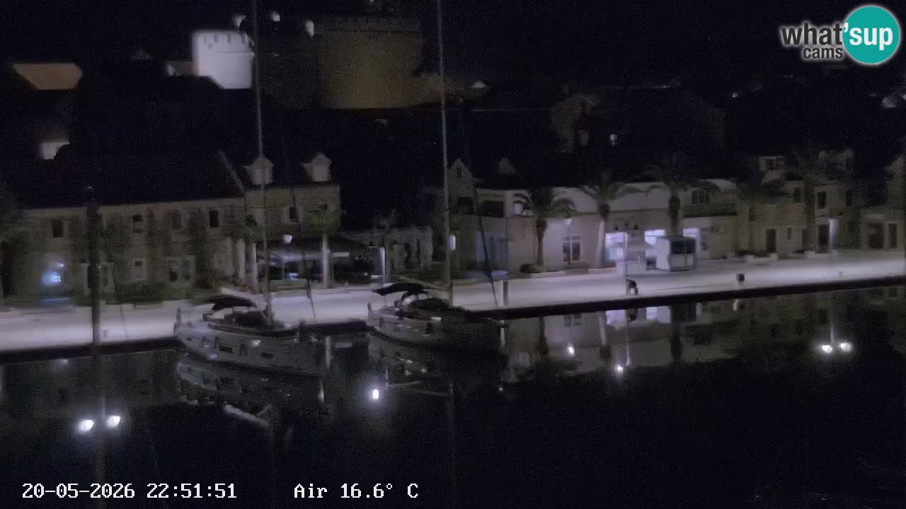 Webcam Vrboska marina | Hvar Insel | Dalmatien