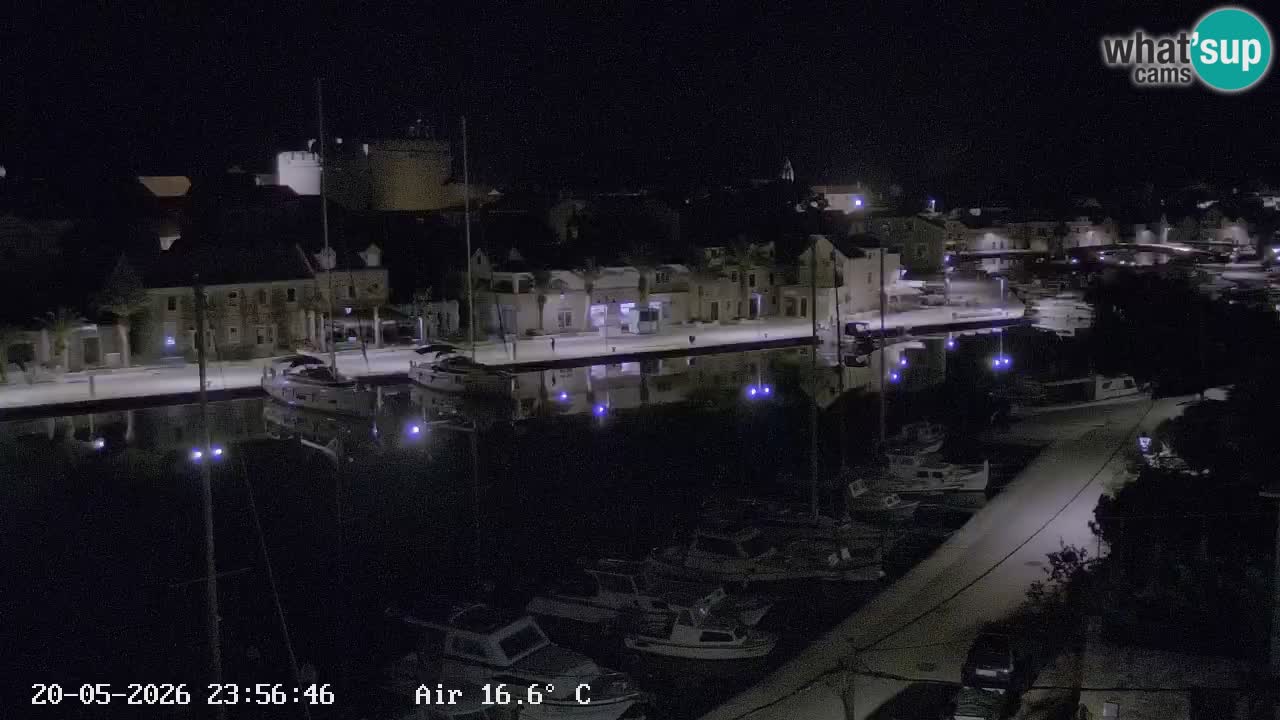 Webcam Vrboska marina | Hvar Insel | Dalmatien
