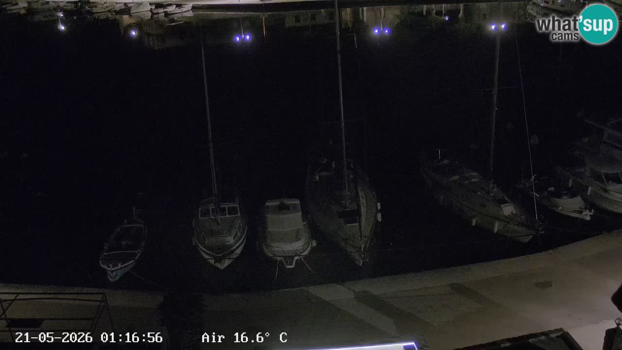 Webcam Vrboska marina | Hvar Insel | Dalmatien