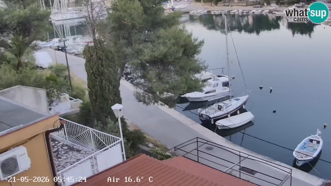 Livecam Vrboska marina | Hvar island | Dalmatia