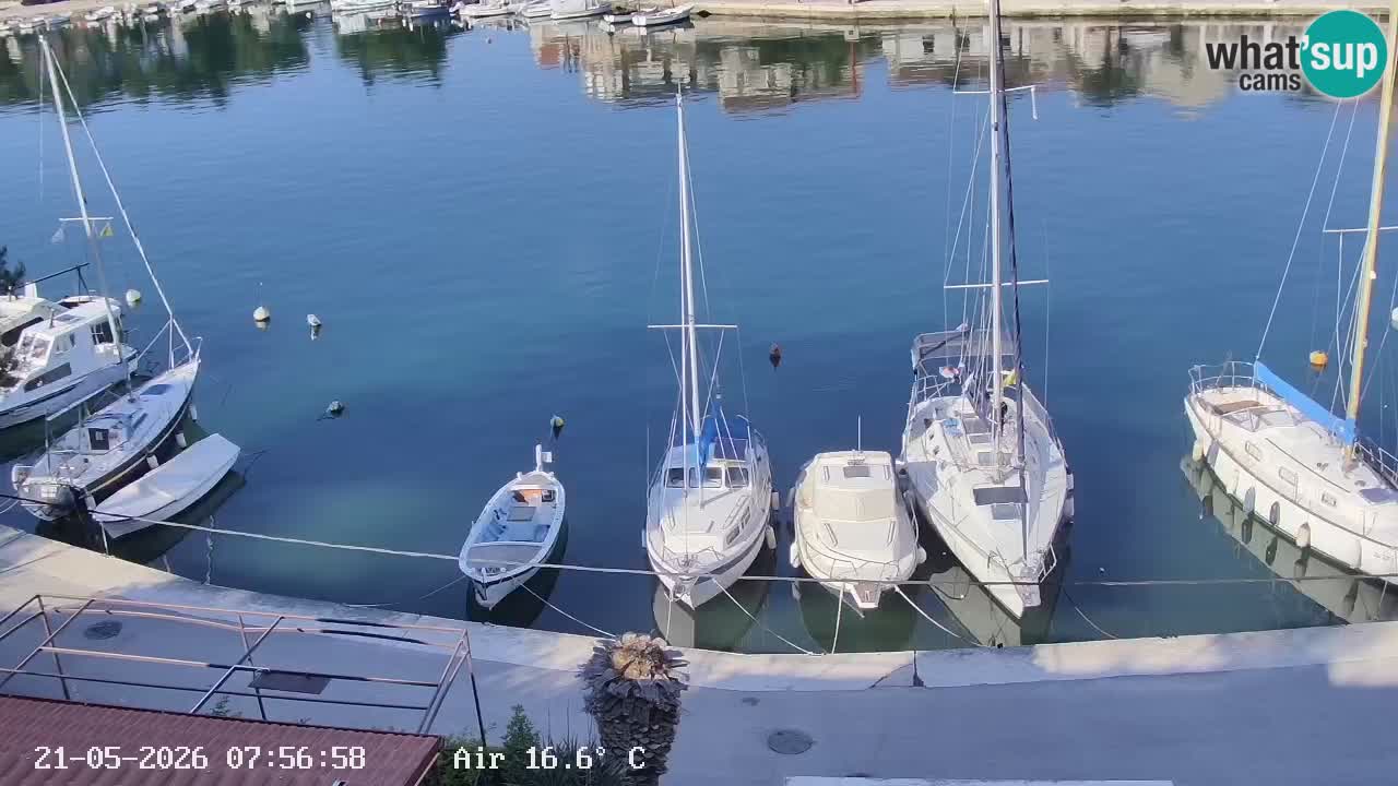 Webcam Vrboska marina | Hvar Insel | Dalmatien