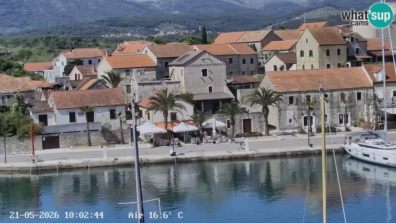 Webcam Vrboska marina | Hvar Insel | Dalmatien
