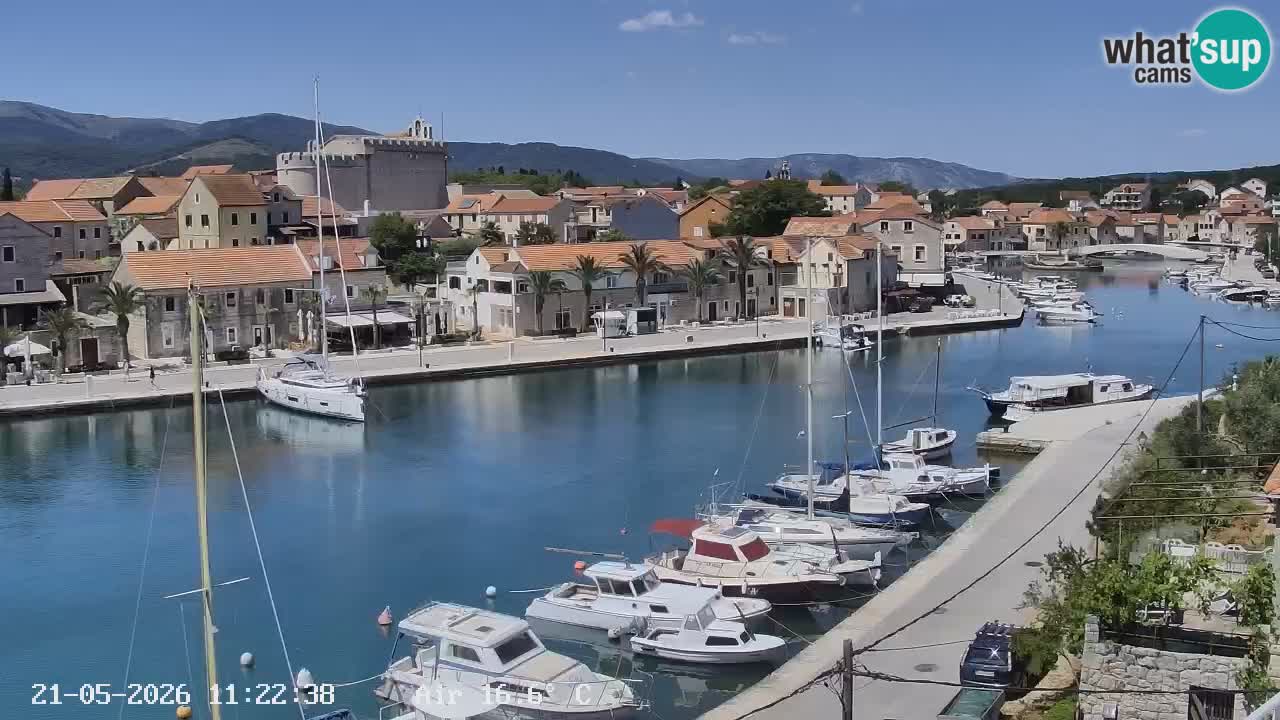 Livecam Hvar Vrboska marina | Île de Hvar | Dalmatia