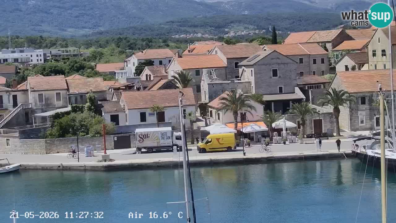 Webcam Hvar Vrboska marina | Dalmazia
