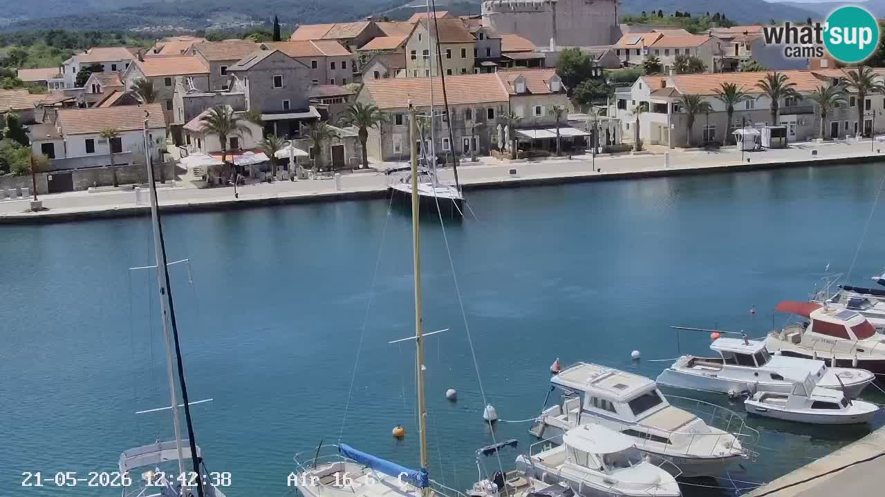 Webcam Hvar Vrboska marina | Dalmazia