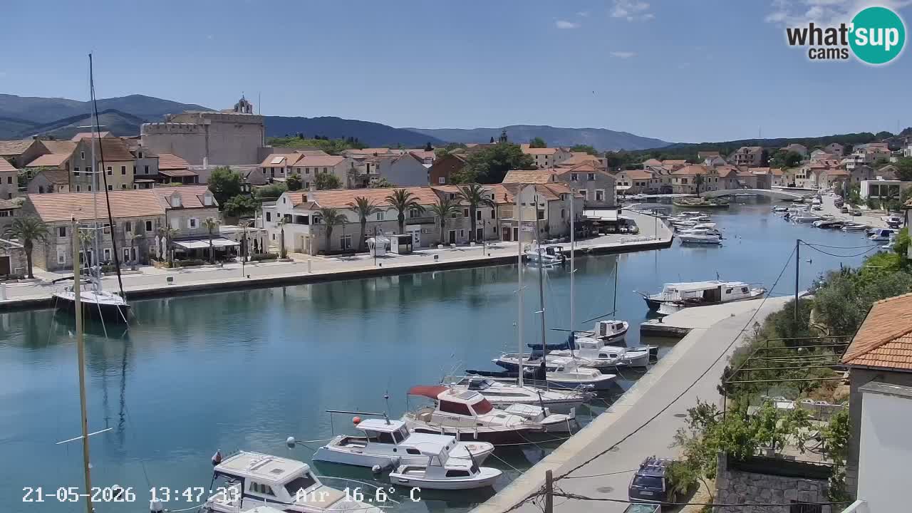 Livecam Vrboska marina | Hvar island | Dalmatia