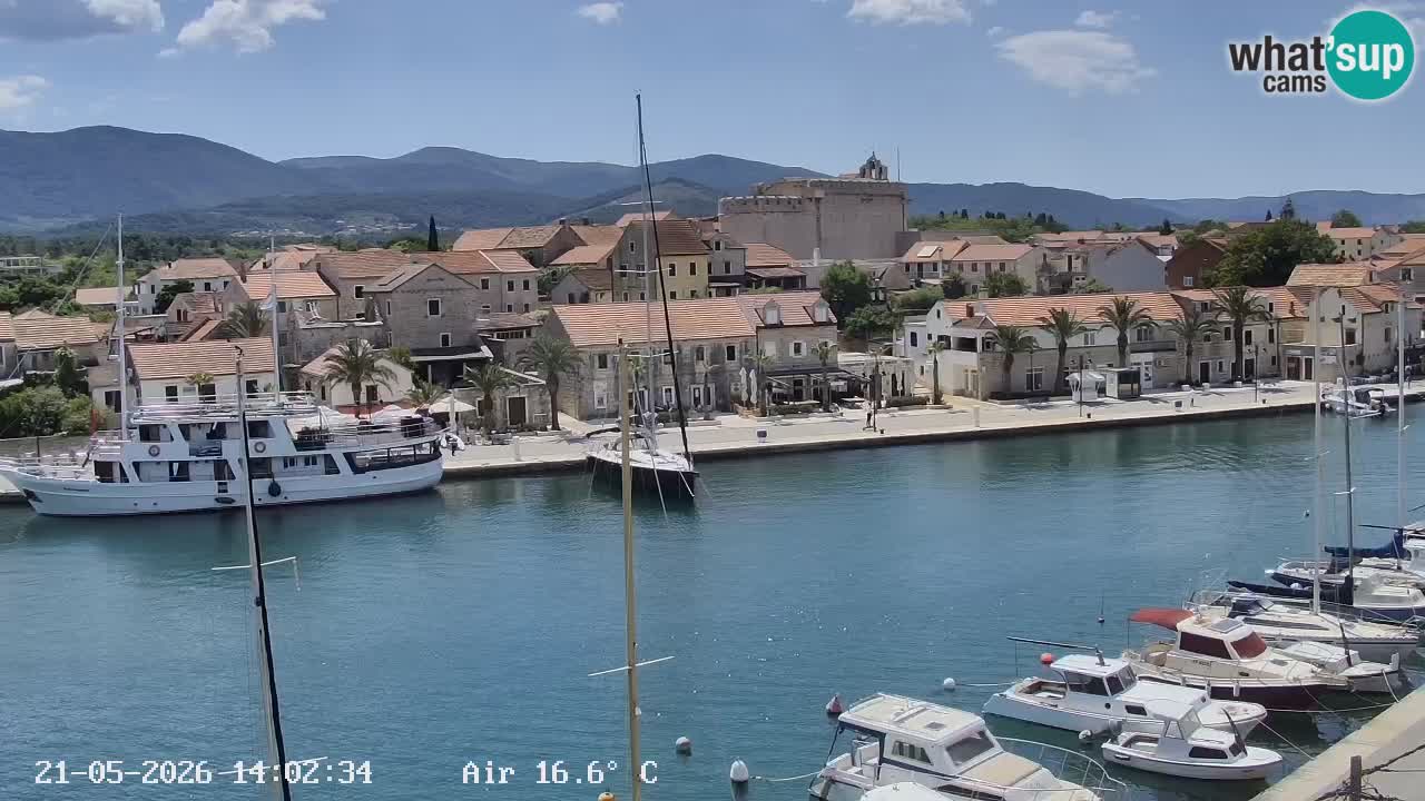 Webcam Vrboska marina | Hvar Insel | Dalmatien