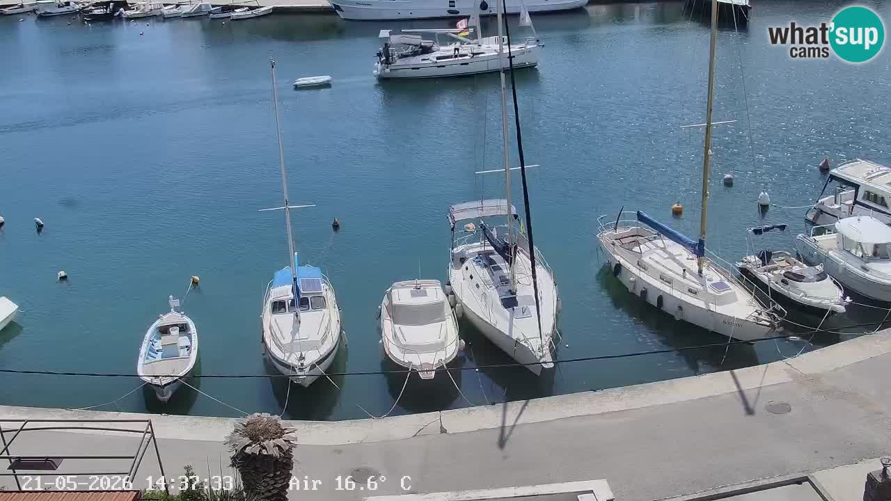 Webcam Vrboska marina | Hvar Insel | Dalmatien