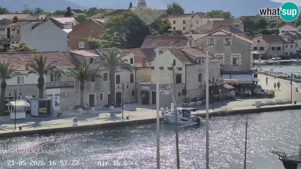 Livecam Vrboska marina | Hvar island | Dalmatia