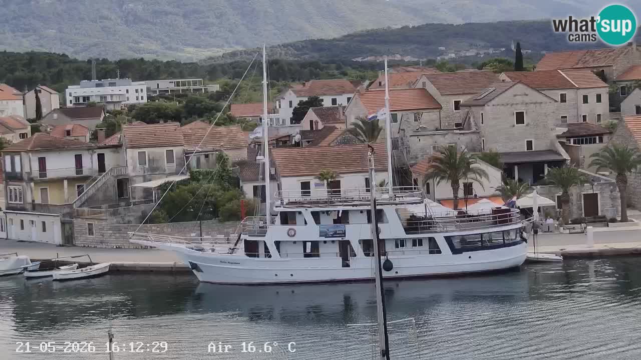 Livecam Vrboska marina | Hvar island | Dalmatia