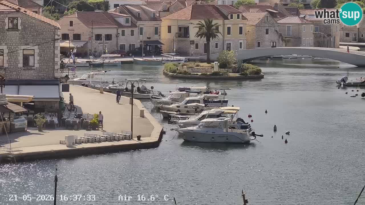 Livecam Hvar Vrboska marina | Île de Hvar | Dalmatia