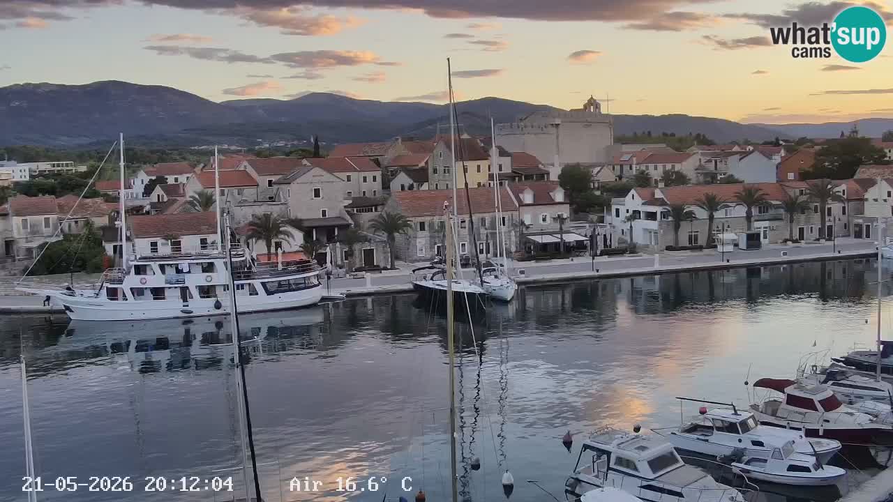 Web kamera Hvar Vrboska marina | otok Hvar | Dalmacija