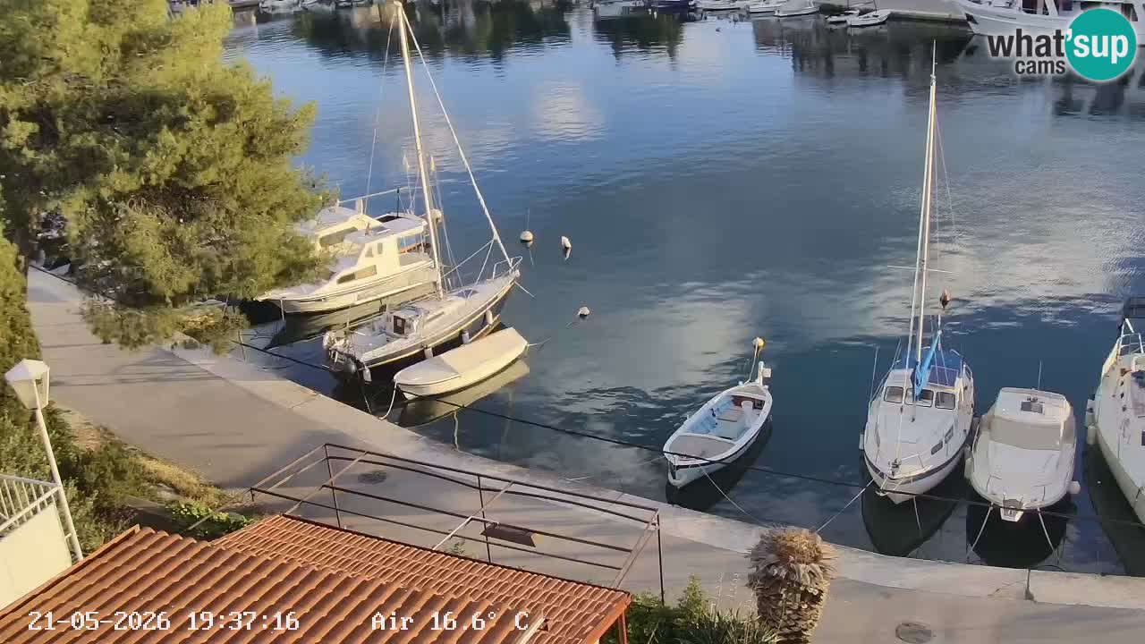 Webcam Vrboska marina | Hvar Insel | Dalmatien